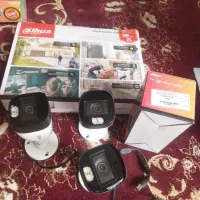 چهار عدد دوربین سالم با دستگاه