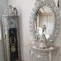 ست بوفه و ساعت و آینه کنسول