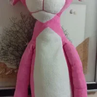 عروسک پلنگ صورتی