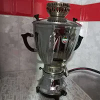 فروش سماور گازی دو عدد بزرگ وکوچک