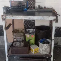 میز کار فلزی و خرک