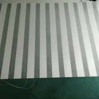 پرده زبرا سفید ( مناسب پنجره تراس)