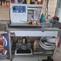 مرغ خرد کن و یخچال و سینگ