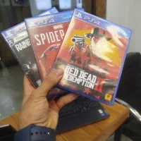 دیسک ps4بازی Red DEAD2/Spiderman