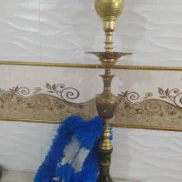 یک عدد قلیان برنجی هندی  قدیمی تمیز وکاملا سالم