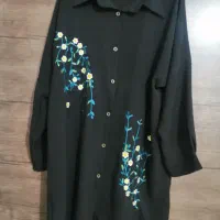 شومیز مشکی گلدوزی