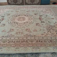 یک جفت فرش ۱۲متری کرم  صددرصد اکرلیک دست دوم