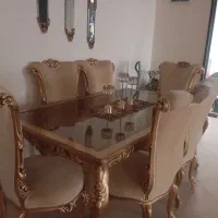 میزناهارخوری ۶نفره تمام چوب
