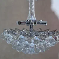 لوستر کریستالی جفت