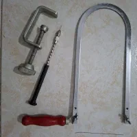 لوازم معرق کمان اره پیشکار مته دستی