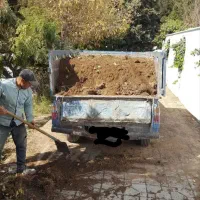 حمل نخاله با نیسان کمپرسی در مهرشر