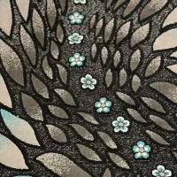 گلیم فرش ترکیه ای گل برجسته سه بعدی
