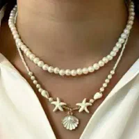 گردنبندصدف ومروارید