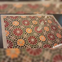 رومیزی سنتی‌ هویه کاری