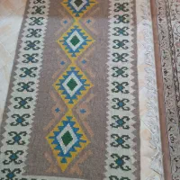 دو عدد گلم  رنگ طبیعی