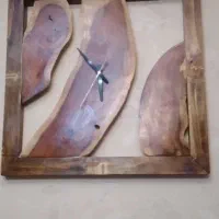 ساعت دیواری چوبی