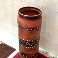 گلدان سفالی تمیز و درحدنو