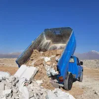 حمل نخاله با نیسان و خاور بابکت بیل بکهو ومصالح