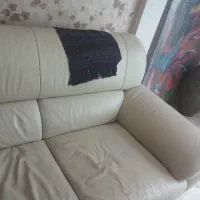 مبل دو نفره چرم
