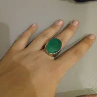 انگشتر عقیق با رکاب فیلی