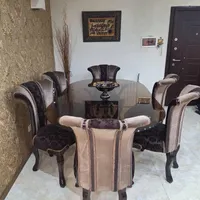 مبل ۸ نفره و میز ناهار خوبی ۶ نفره|مبلمان خانگی و میز عسلی|تهران, دانشگاه علم و صنعت|دیوار
