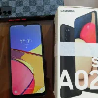 گوشی A02s باشارژرو جعبه و قاب