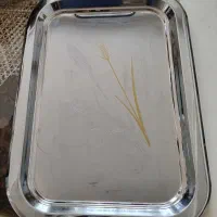 سینی استیل  قدیمی در حد بسیار نو وبرند ژاپن