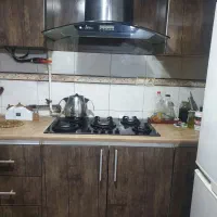 کابینت با هود و گاز و سینک