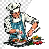 اشپز ماهر جوان