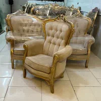 مبل سلطنتی ۹ نفره درحد نو کلاف تمام راش