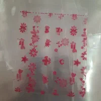 سلفون لبه چسبدار طرحدار سایز ۱۰×۱۰ خارجی چاپی