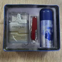 ست کادویی دئودورانت و اسپری مردانه و چاقو ابزار