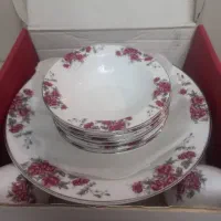 سرویس سالاد خوری ۹ پارچه کاملا نو با کارتن
