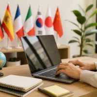آموزشگاه آنلاین زبان انگلیسی آلمانی اسپانیایی