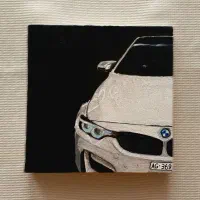 تابلوی رنگ روغن bmw