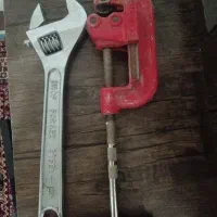 آچار فرانسه و لوله بر 2 اینچ