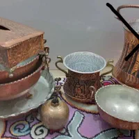 ظرف مسی نو و درحدنو