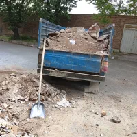 تخریب خاکبرداری حمل نخاله +شن ماسه اجر سیمان پوکه
