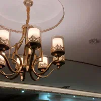 لوستر8شاخه،آلیاژ رنگ ثابت