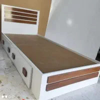 فروش تخت یکنفره دوکشو( قیمت واقعی)