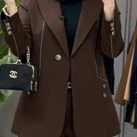 مانتو قهوه ای مازاراتی