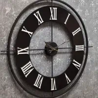 ساعت دیواری مینیمال مشکی