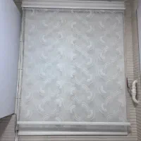 پرده زبرا سفید دو رو