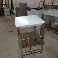 میز استیل. آب چکان.قفسه استیل