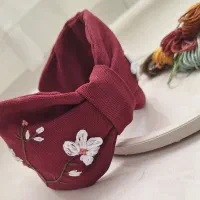 تل گلدوزی زرشکی