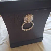ست سطل زباله دکوراتیو و باکس دستمال کاغذی