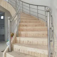 نرده استیل و شیشه و ...