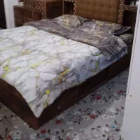 تخت دونفره با کمد کاملا سالم نو