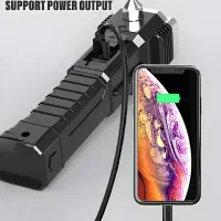 چراغ قوه ۸ کاره مدل led torch