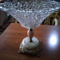 میوه خوری کریستال پایه سنگی